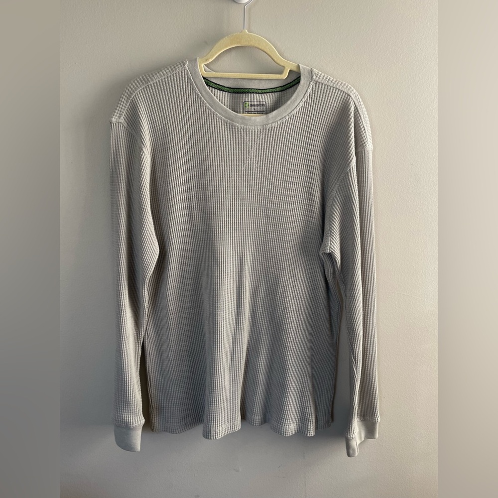 Classic Crewneck Waffle Knit Sweater